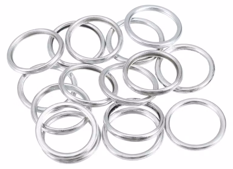 Guarnizioni in alluminio per tappi di scarico dell'olio, set di 16 pezzi, per la manutenzione del motore