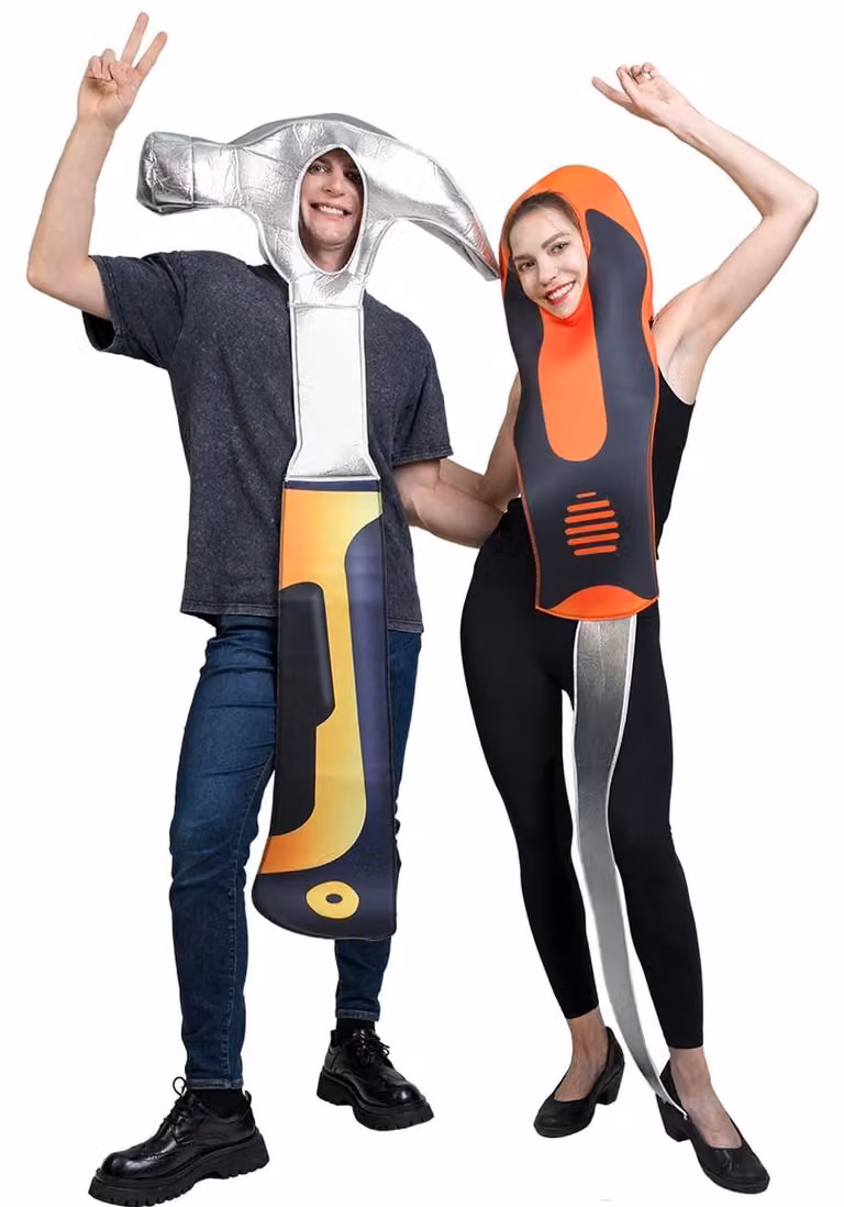 Set di strumenti creativi per adulti, completo di martello e cacciavite