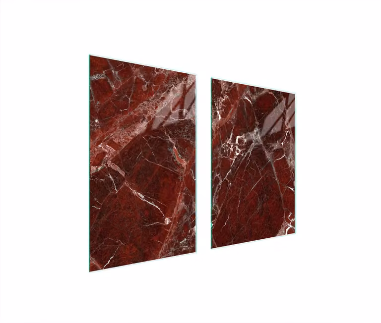 Pannello Di Protezione In Vetro Per Cucina 65X52 Marmo
