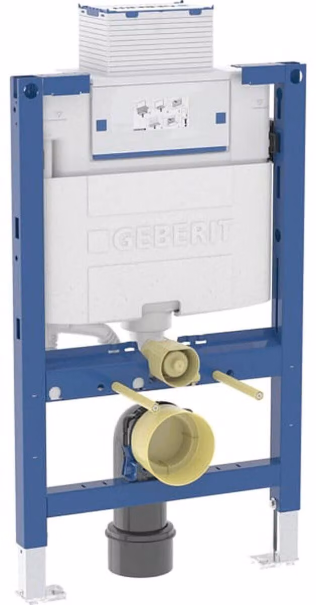 Geberit Duofix, élément pour WC suspendu, 82cm, avec chasse d'eau Omega encastrée 12cm, 111.003.00.2, 111.003.00.2