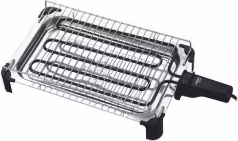 Haeger Gr-200.006a Grill elettrico Argento Taglia unica / Spina UE 220V Argento Taglia unica