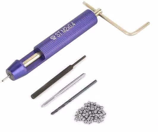 Set di inserti di alta qualità M2 x 2D - acciaio per utensili - set da 50 pezzi - inserti per punte per avvitatore - - per portautensili per avvitatore