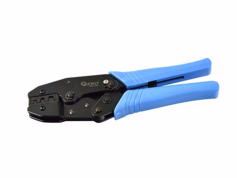 Pinza crimpatrice, pressatrice per terminali elettrici, per connettore auto 0.5-6 mm²