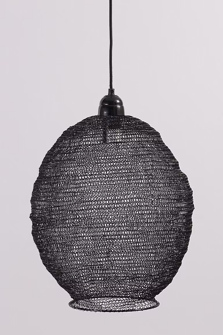 Lampada a sospensione Nina Black 48 cm