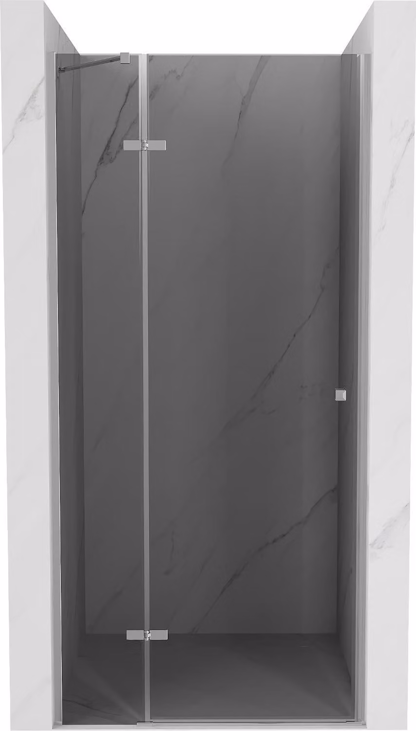 Mexen Roma porta doccia a battente 110 cm, grafite, cromo - 854-110-000-01-40