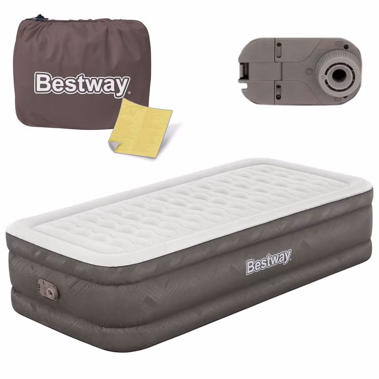 Materasso gonfiabile 191x97x46 cm con pompa elettrica incorporata Bestway 69048