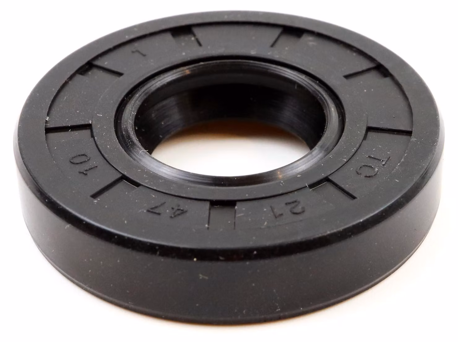 Guarnizione radiale per albero, dimensioni 21x47x10 mm, materiale NBR70, conforme alla norma DIN 3760