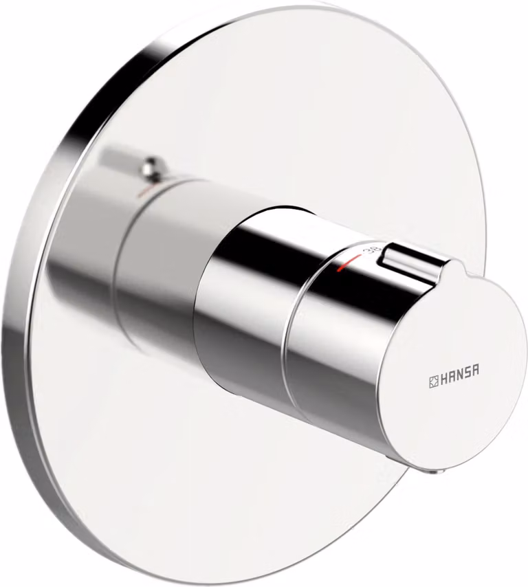 Hansa HA Set di montaggio completo per miscelatore doccia, HANSAHOME, 8860, rosetta rotonda, cromato, 1 pz.