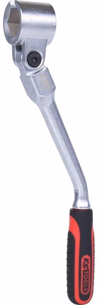 Chiave a doppia foratura per sonde lambda, 22 mm, 240 mm, acciaio cromo-vanadio