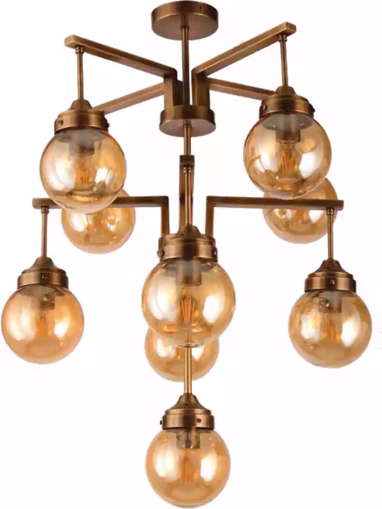 Vintage Lampe Leuchte Deckenleuchte Abstrakte Lampen Deckenlampe Luster