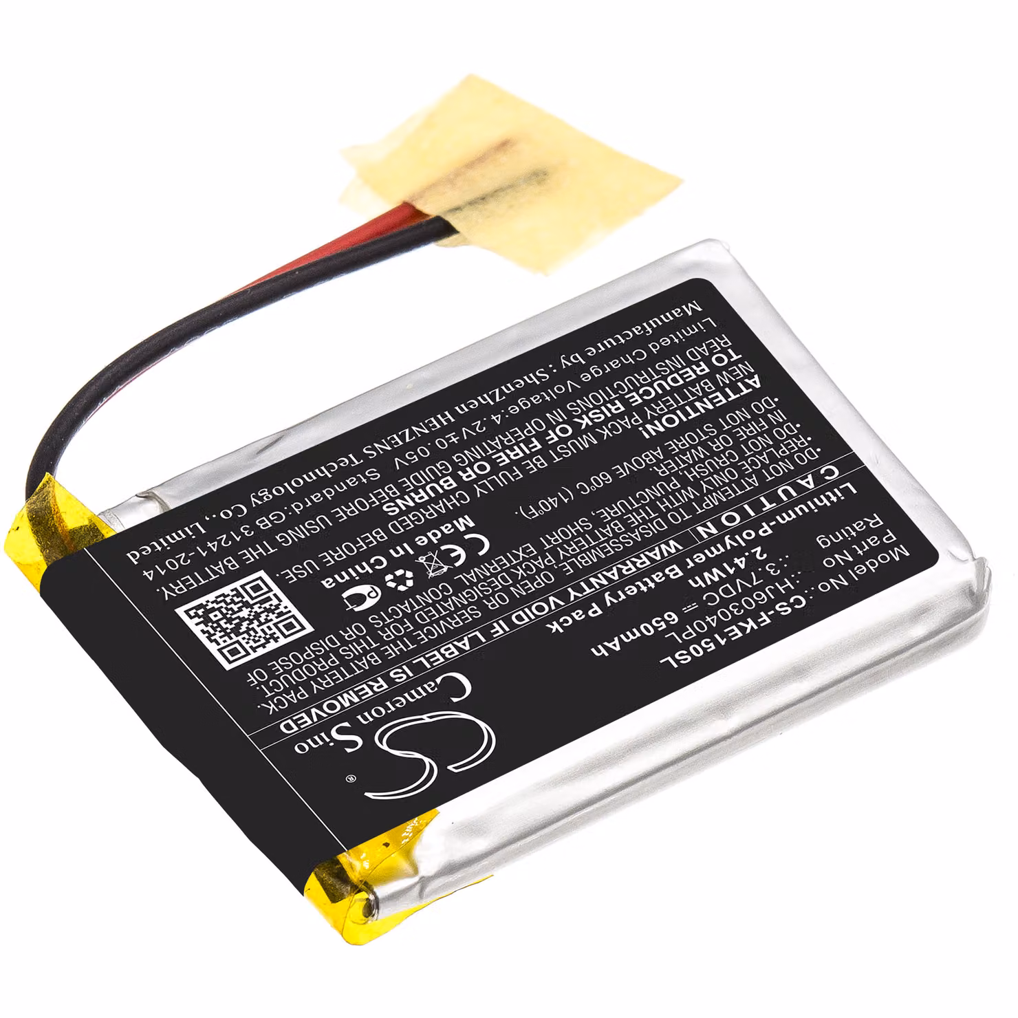 TECHTEK Batteria compatibile con [Fluke] 15B, 17B sostituisce HJ603040PL