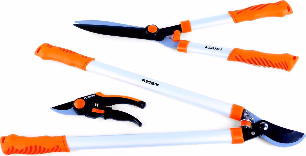 Cesoie FUXTEC premium - SET di 3 - cesoie per rami, cesoie per potatura, cesoie