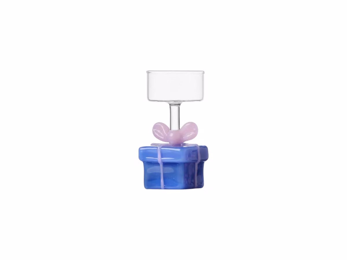 Christmas Tales Porta Tealight - Regalo Azzurro