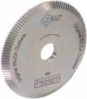 Fresa HSS in acciaio inossidabile color argento per macchina duplicatrice Silca D700875ZB