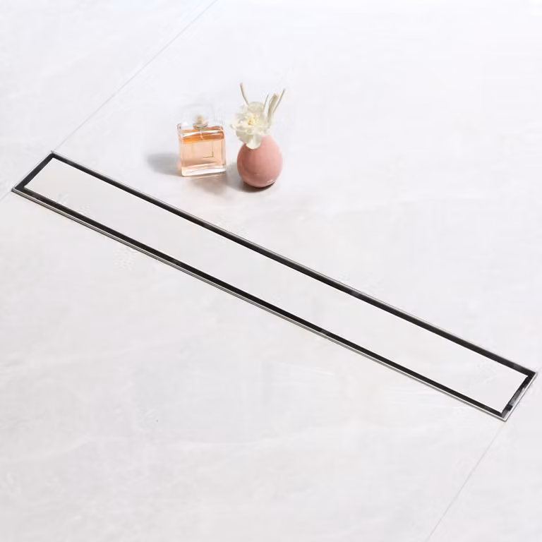 Scarico a pavimento da 30 cm, in acciaio inossidabile, per bagno