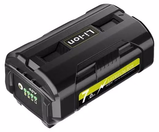 Batteria agli ioni di litio, capacità 7000 mAh, tensione 40 V, compatibile con Ryobi, 1 batteria da 7,0 Ah