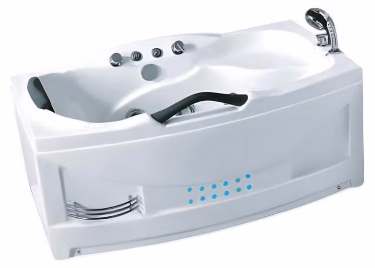 Whirlpool Blubberbad Hydromassagewanne Spa-Bad Whirlwanne 140x80 cm