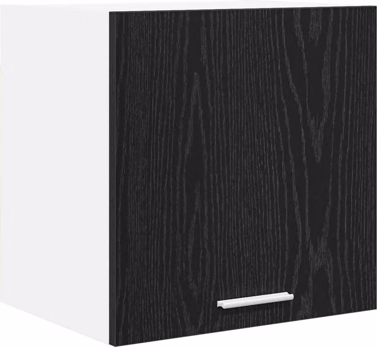 Armadio pensile con porta Rovere Nero e Bianco 40 x 31 x 40 cm
