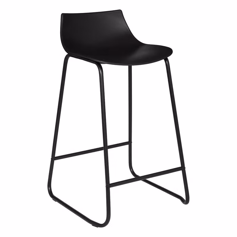 Sgabello da bar "otac" in metallo nero - Atmosphera, designer d'interni
