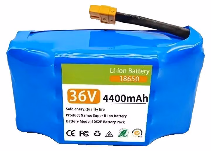 Batteria agli ioni di litio, ricaricabile, 36V, capacità 20000mAh, 36V 4400mAh