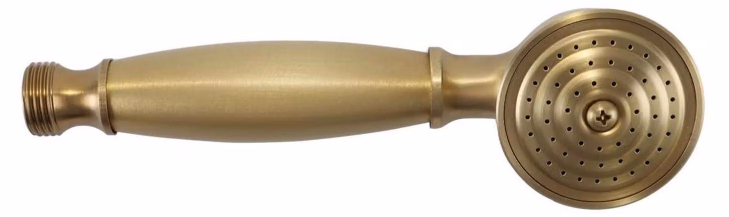 Doccia retro, soffione a mano in ottone, attacco G1/2, stile telefono vintage