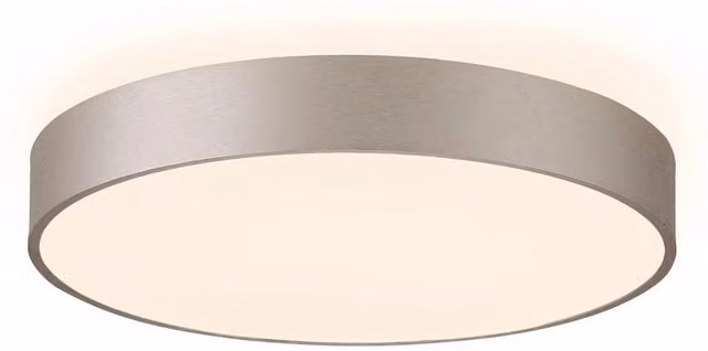 Plafoniera rotonda LED 95W CCT 3000K 4000K MENKAR 800 lampada 80cm luce soffitto negozio ufficio 230V COLORE SILVER