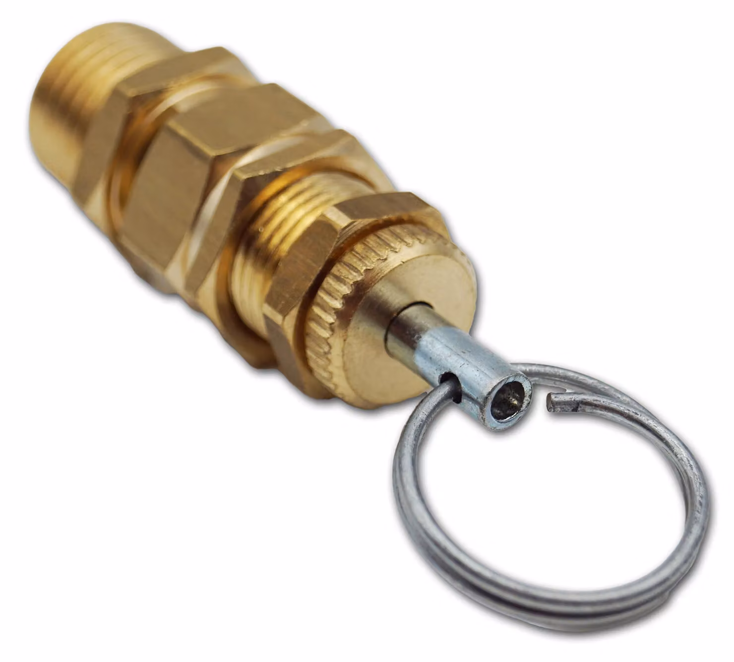Valvola di sicurezza 1/4", 8–12 bar, valvola di sovrapressione, in ottone