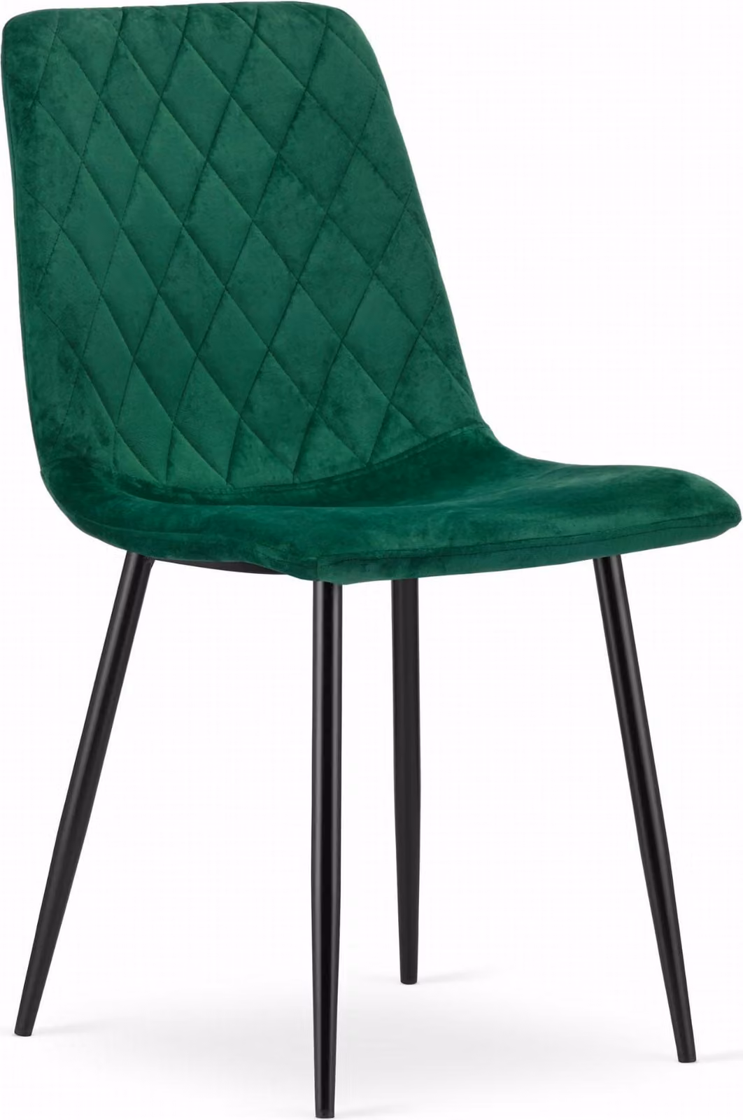 Sedia TURIN - velluto verde scuro x 1