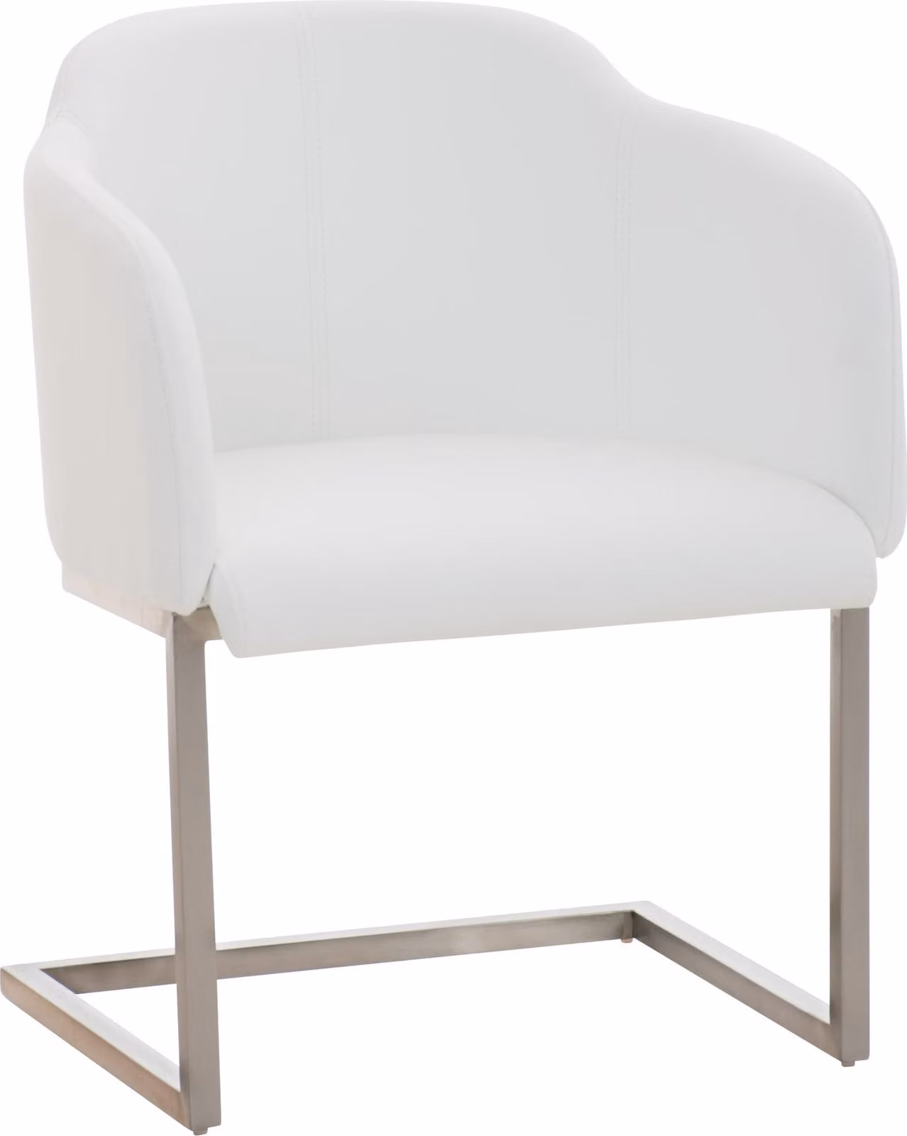 Sedia visitatore Magnus bianca
