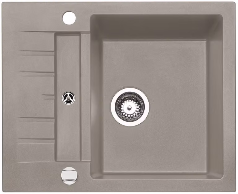 Naber lavello da incasso Corto 615 larghezza mobile 50 cm granito cemento 1106086