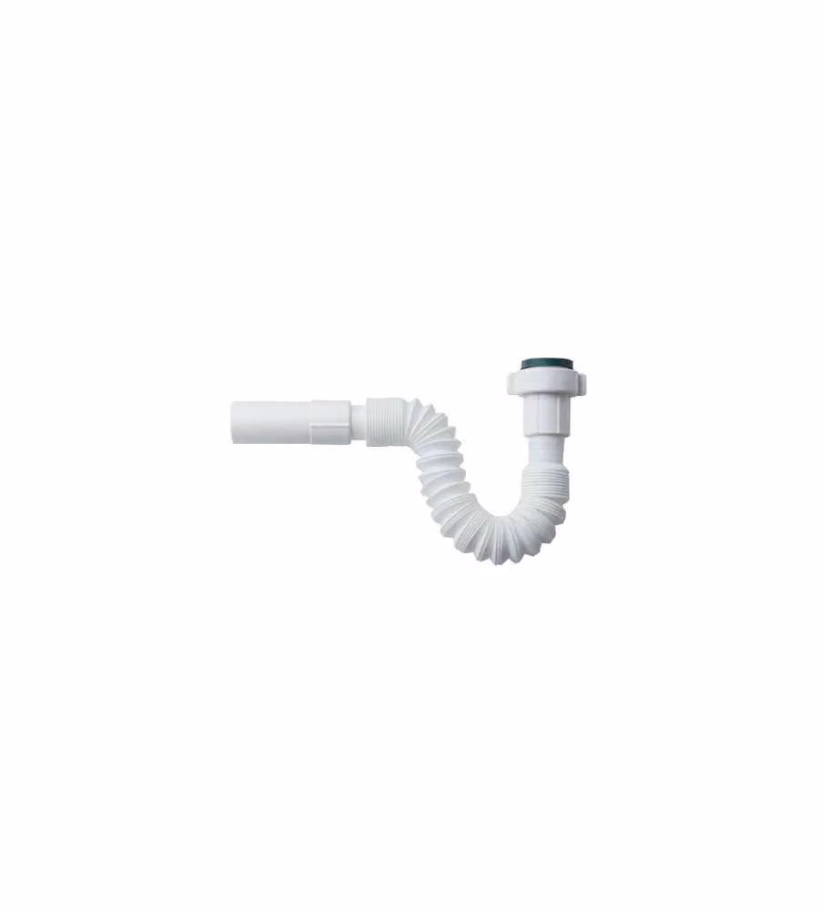 Idrobric Canotto flessibile estensibile con ghiera 1"1/2 diam. 40 mm bianco