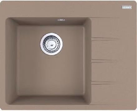 Franke Centro - Lavello Fragranite CNG 611-62 TL/2, 620x500 mm, cashmere 114.0637.501
