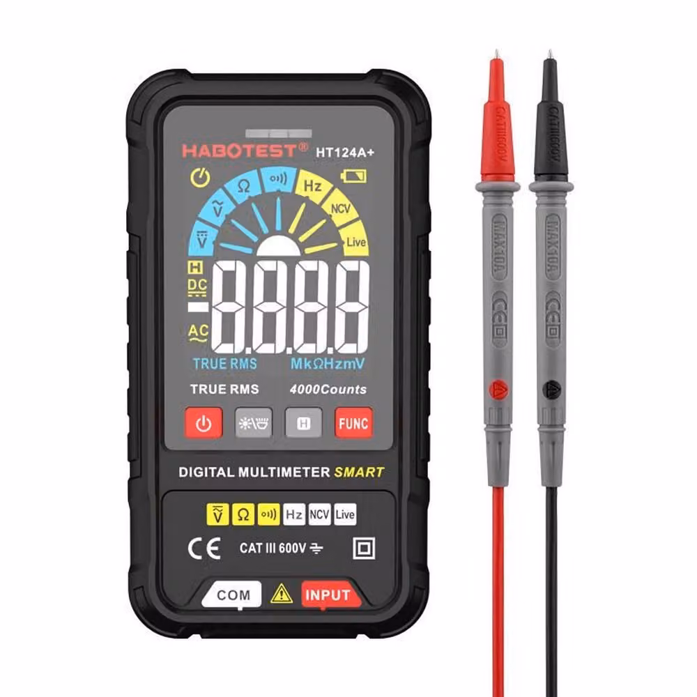 Multimetro digitale universale Habotest Ht124A+