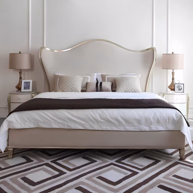 Design Bett Doppel Luxus Schlaf Zimmer Betten Klassisch Hotel 180x200cm Modern