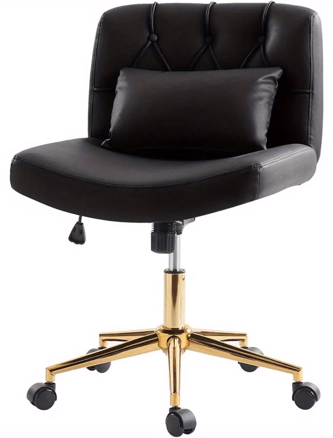 Sedia ergonomica da ufficio - Sedia da ufficio senza braccioli - Sedia da lavoro - Sedia girevole - Sedia a dondolo