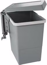 Pattumiera da incasso Brabantia Swing 2.0 in plastica Grigio