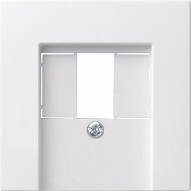 Gira 027627 Coperchio per TAE/USB Standard 55/E2/Event bianco puro/opaco