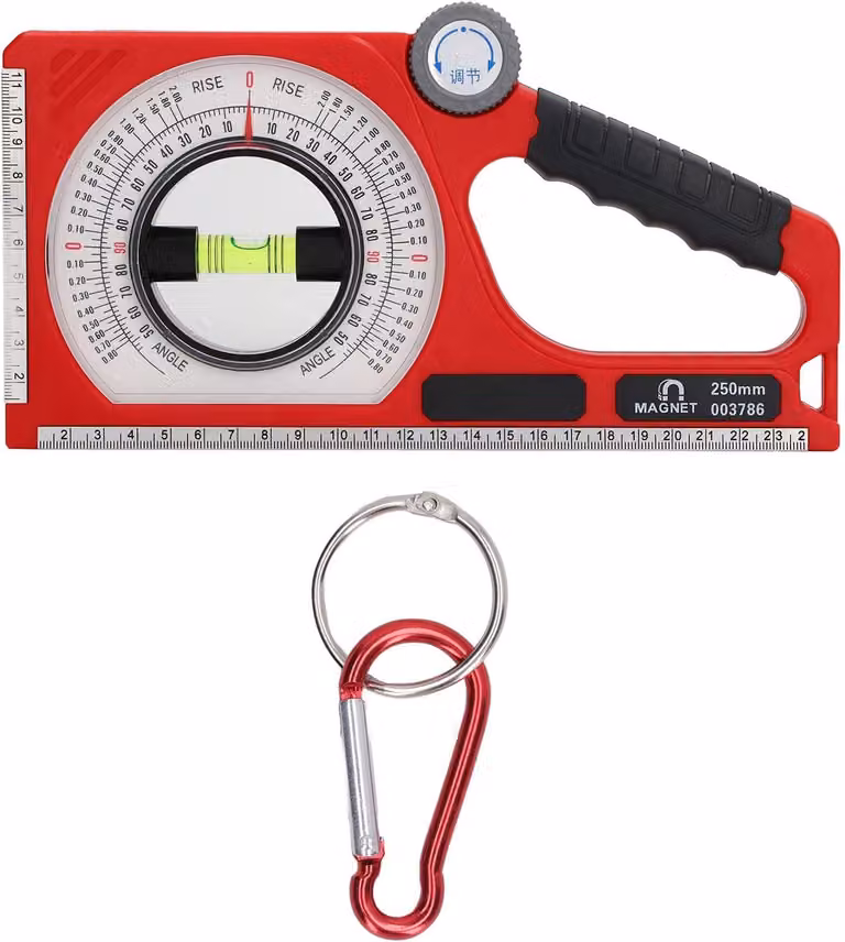Inclinometro, misuratore di inclinazione, goniometro magnetico, strumento di misurazione, per uso domestico e fai-da-te