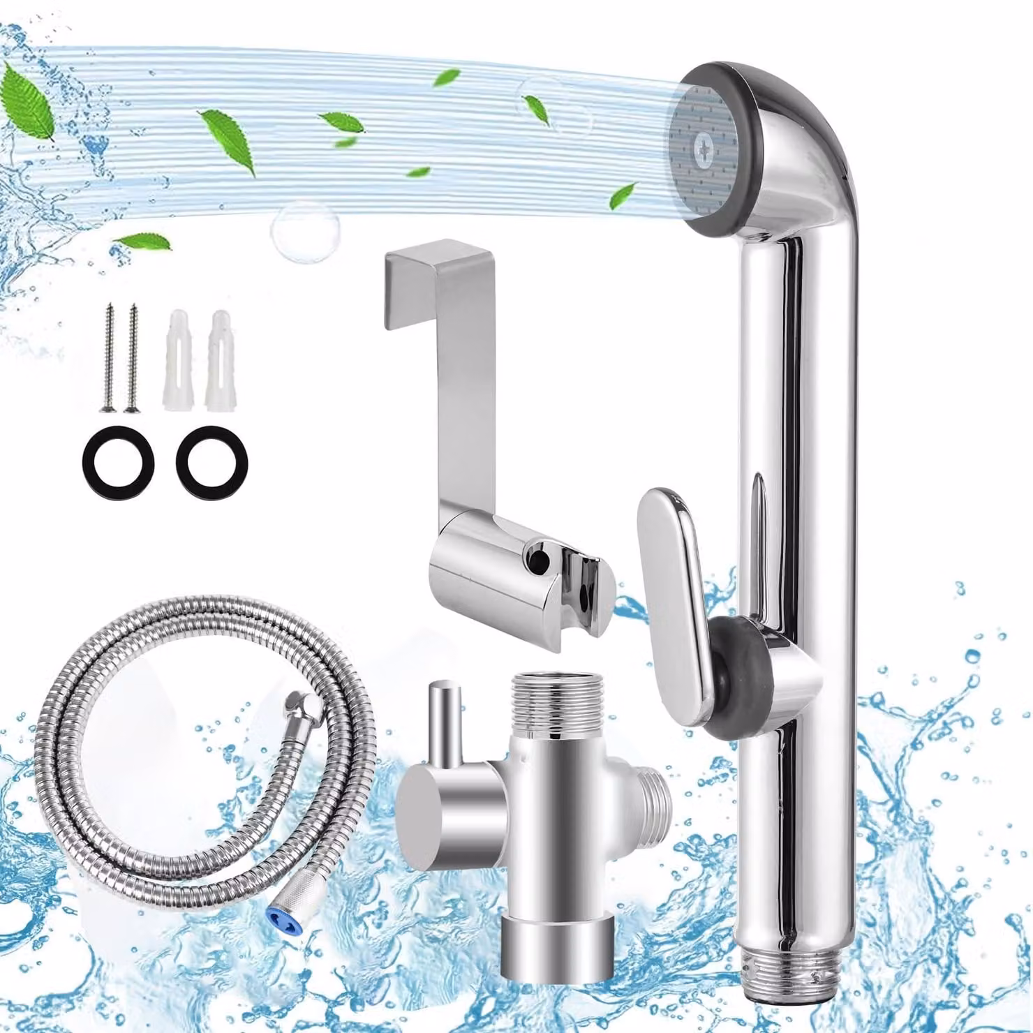 Kit per spruzzatore bidet portatile per il bagno