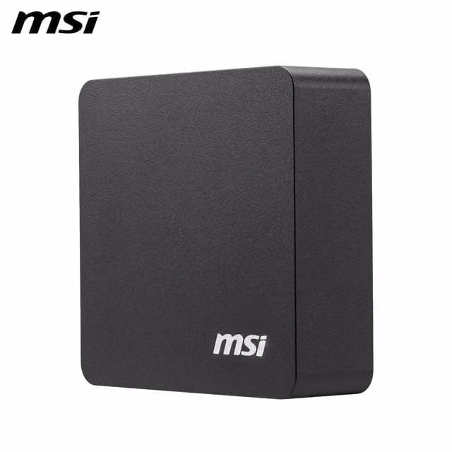 Mini PC MSI Cubi NUC con processore Intel, 16GB RAM, 512GB SSD M.2, Windows 11 Pro, WiFi 7, Nero