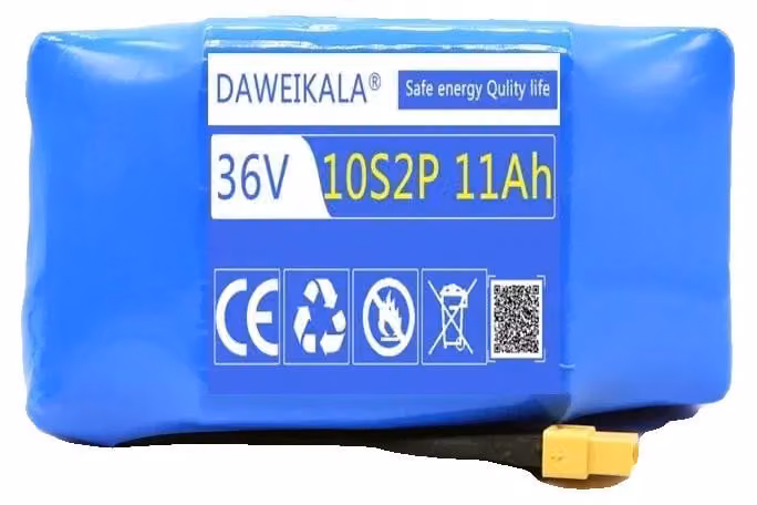 Batteria, capacità 20000 mAh, tensione 36 V, capacità 11 Ah