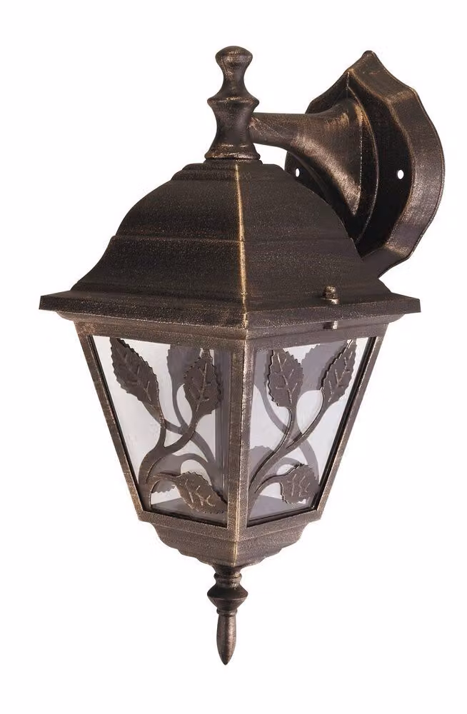 Rabalux 8244 Haga lampada da parete per esterni, E27, oro, classica, IP44, 34cm