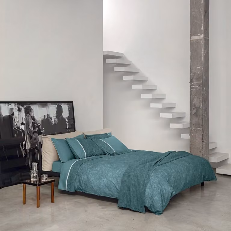 GALUCHAT Quilt - Taglia: 2 piazze,Colore: GALUCHAT - PETROLIO