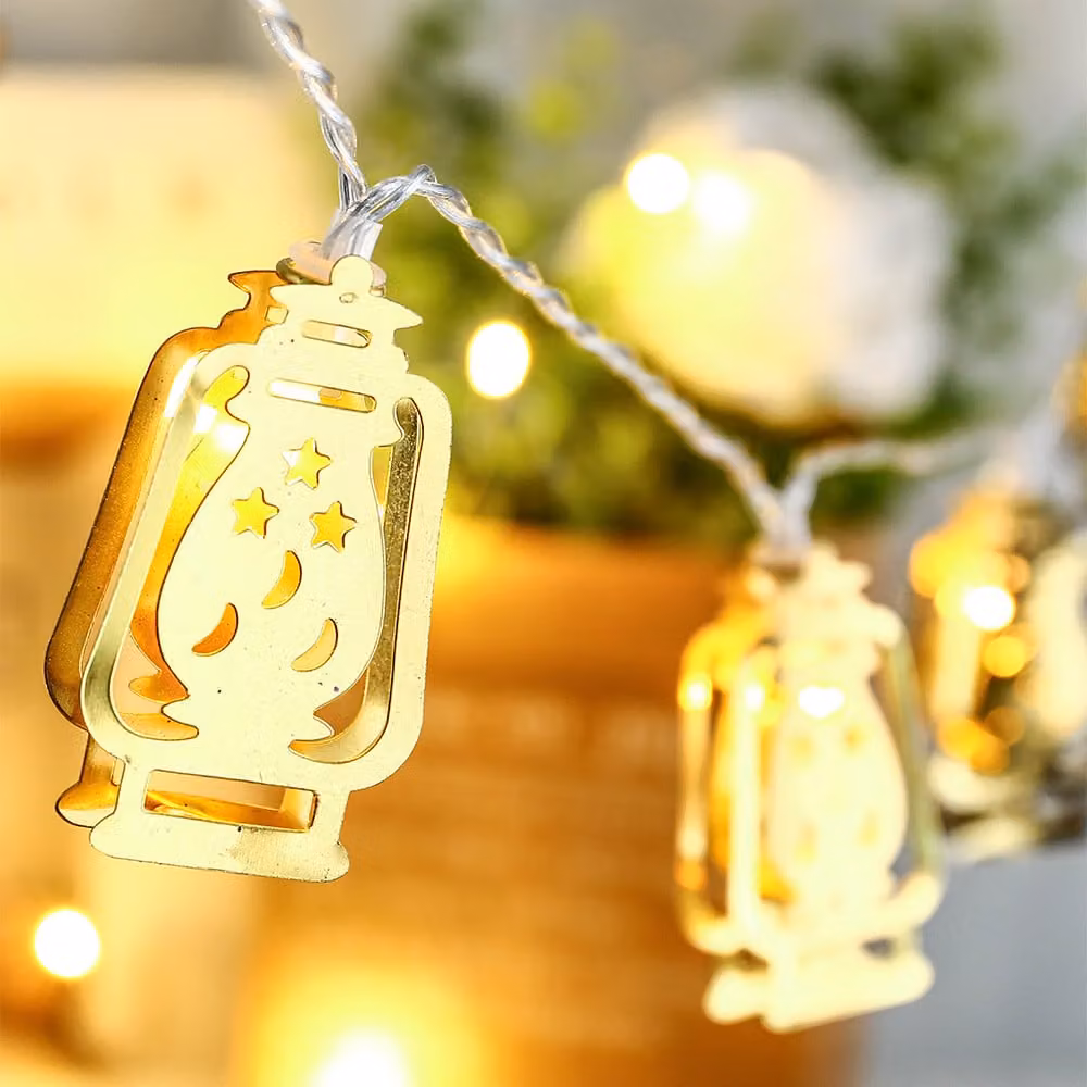 1.5M Ramadan Decorazioni Fata Luci Islam Eid Mubarak Decorativi Fata Luci Batteria Operato Regali Partito