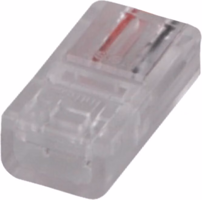 Connettore fisso per strisce LED COB da 8 mm, 2 pin, 12-24 V CC, 3 A  316547 Polux