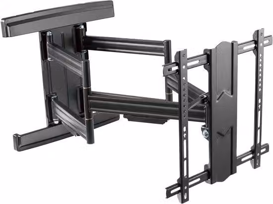 Braccio per TV muuro girevole e inclinabile per TV da 55 a 95 pollici Braccio per TV muuro S7544-B Braccio girevole per schermo piatto curvo fino a 70 kg & VESA 400 x 400