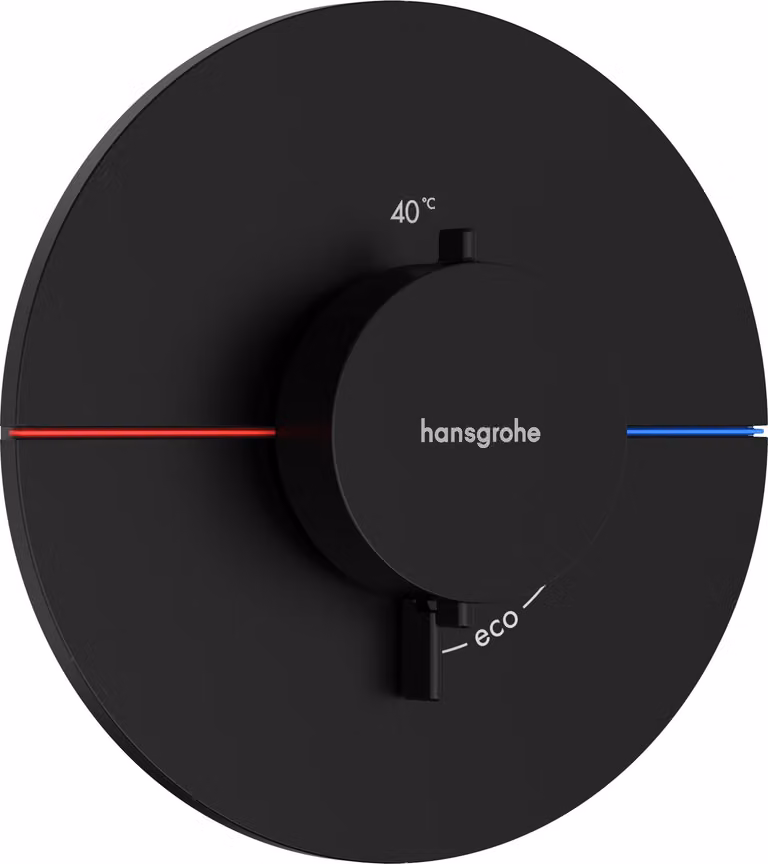 hansgrohe ShowerSelect Comfort S thermostat, encastré, 1 consommateur, rosace ronde, 15559670, 15559670