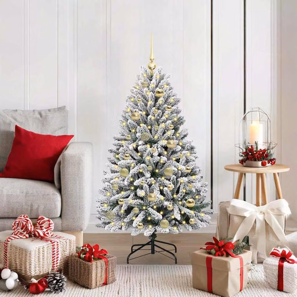 Maison Exclusive - Albero di Natale artificiale, altezza 120 cm, 150 luci, luce bianca calda