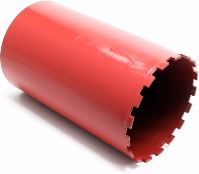 Corona diamantata per foratura a secco e a umido di muratura e calcestruzzo, diametro 220 mm