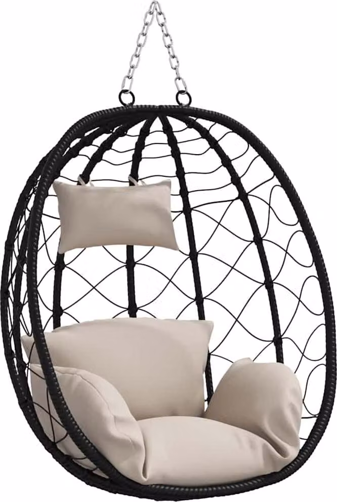 Sedia uovo sospesa Talpa 91,5 x 54,5 x 107 cm polyrattan
